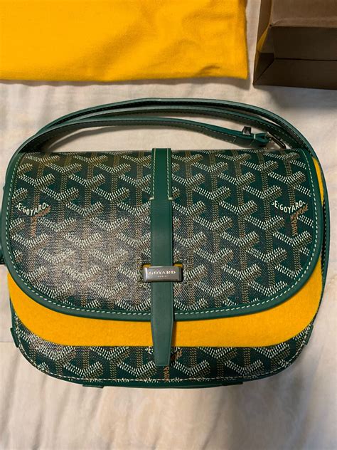 goyard green belvedere|Goyard belvedere bag price.